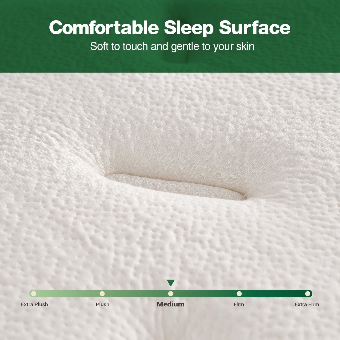 DIGLANT 10 Inch Hybrid Mattress Supportive Memory Foam with Medium Firm Feel, Individual Pocket Springs Hybrid Mattress in a Box, Durable Support & Pressure Relief, CertiPUR-US Certified
