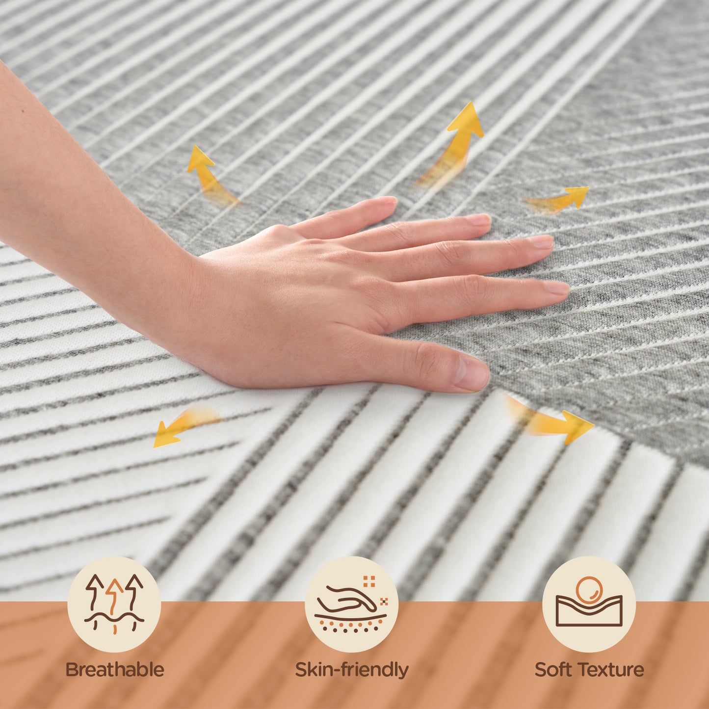DIGLANT 14Inch Comfort MDI Memory Foam Hybrid Mattress with Individual Pocket Springs for Durable Support & Pressure Relief, Queen Size Mattress Bed in Box, CertiPUR-US Certified